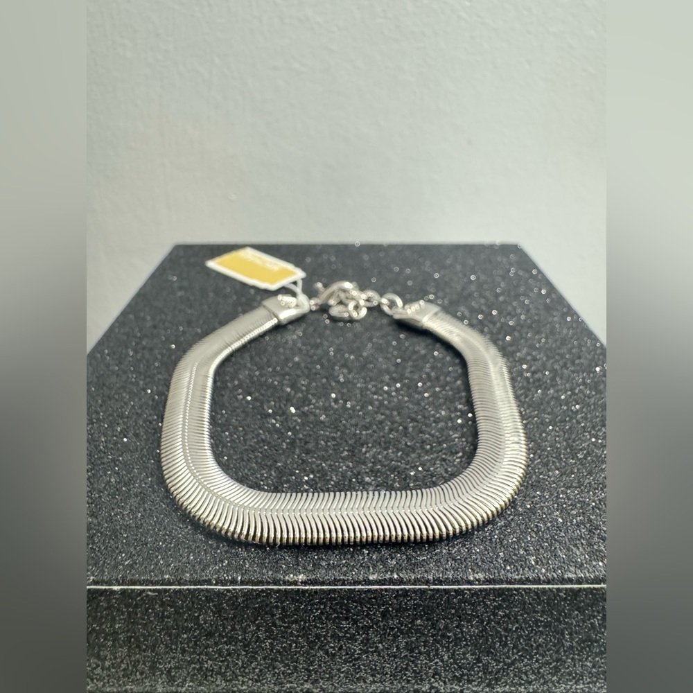 Michael Kors Metal-Plated Brass Snake Chain Bracelet